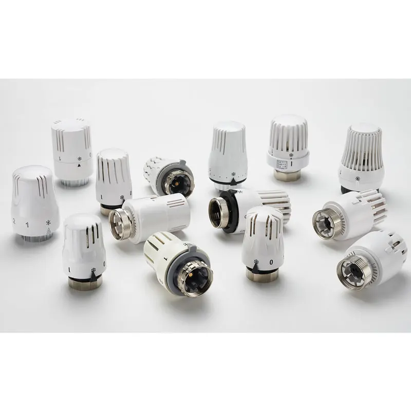 New remote control trv water heating Thermostatic Radiator Valve head with Remote Sensor