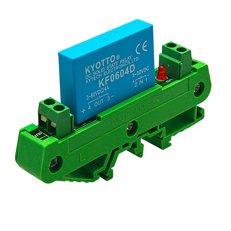 Kaiyoute 1-channel DC solid-state safety relay module KF0604D single-chip microcomputer output amplifier board