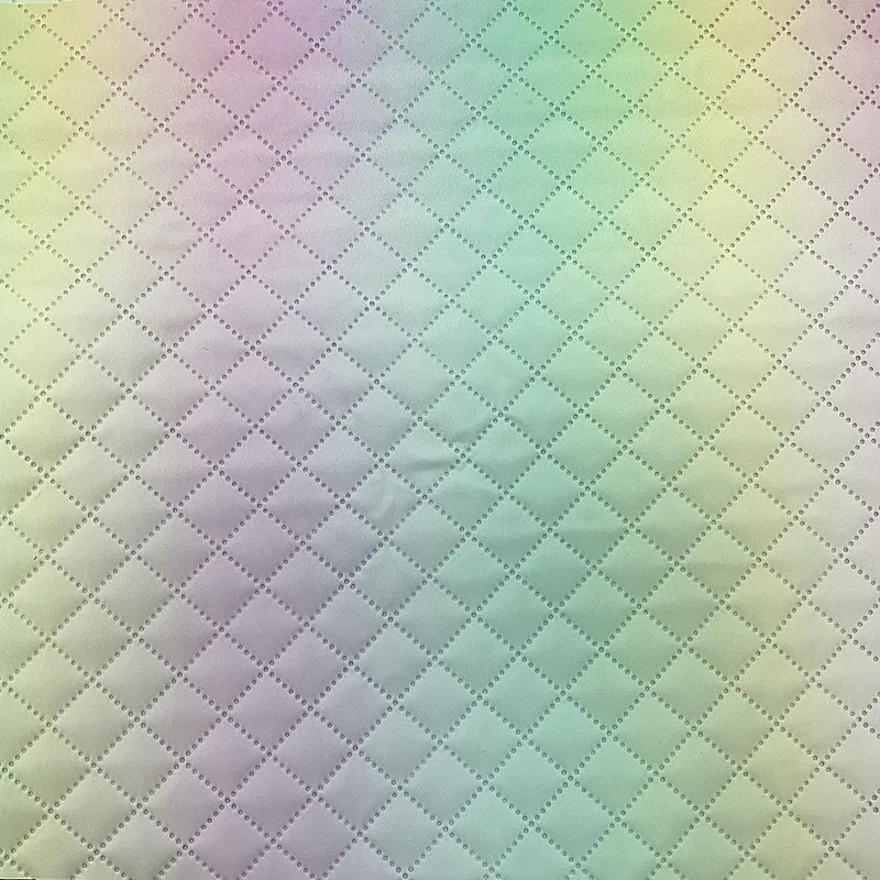 Тисненые пастельные цветные виниловые кожаные Прошитые алмазные радужные Искусственные женские сумки