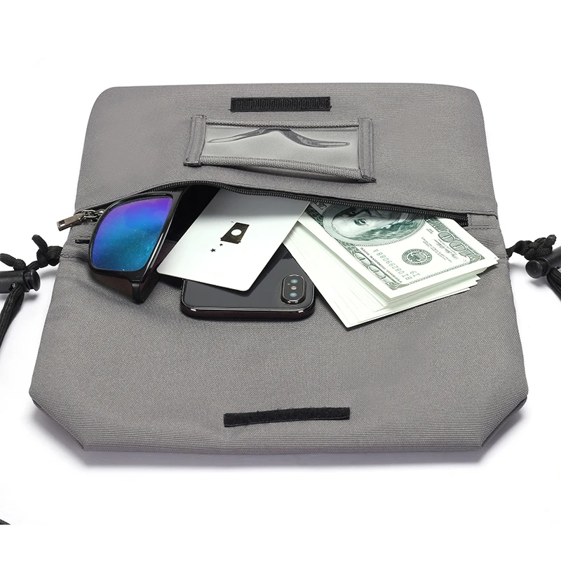 
Wholesale Low MOQ high quality multifunction passport holder crossbody shoulder bag neck wallet for travelling 