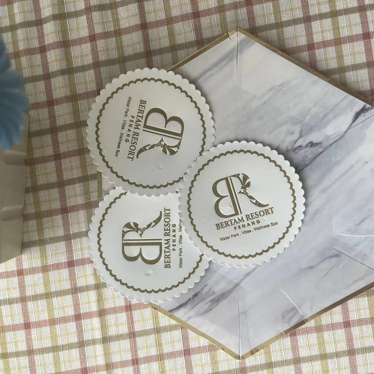 Tissue Coaster --Coaster for Drink and Beer to Keep Table Clean Bulk Pack for Bar and Party