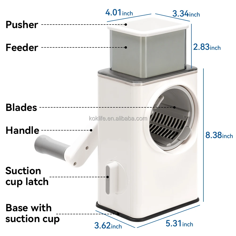 multifunctional rotary vegetable cheese grater food shredded grater