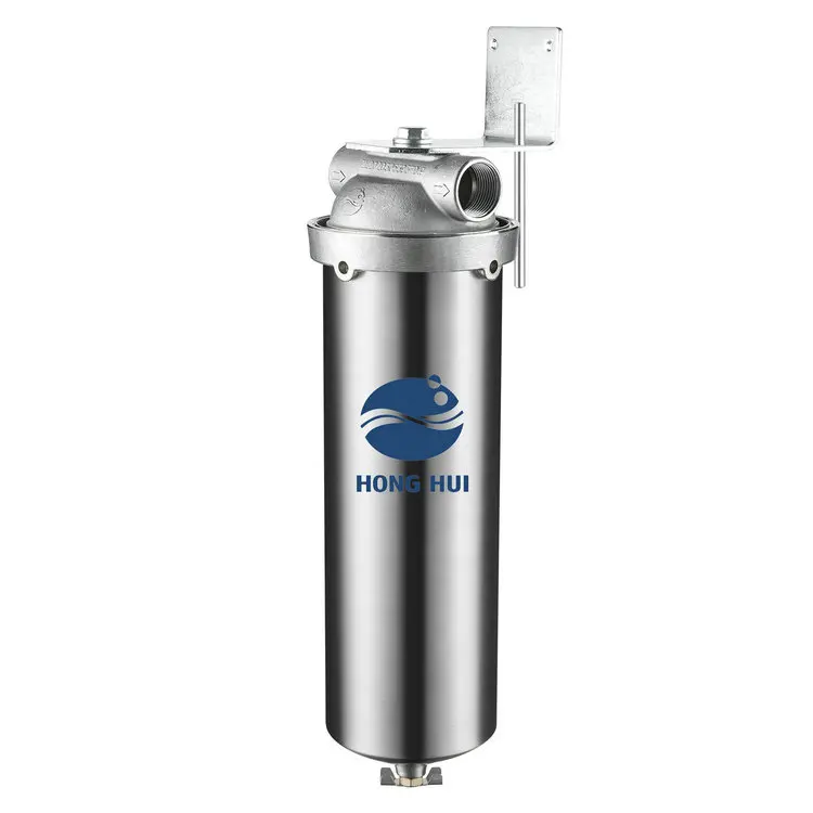 HONG HUI HUS-10A 10 Inch Household Stainless Steel Water Purifier Cartridge Water Filter Housing
