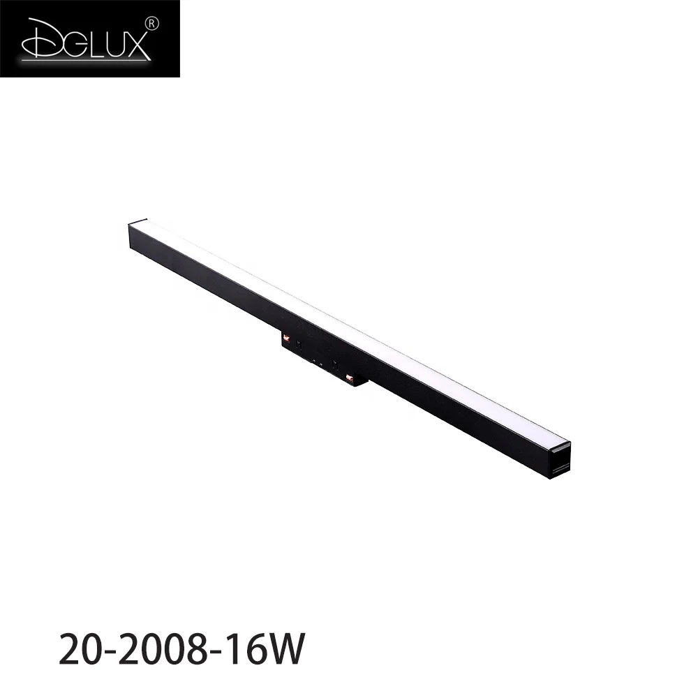 Newest Arrival Product Aluminum 48v Magnetic Home Office 6w 12w 15w 18w 24w Tube Led Magnetic Track System Light