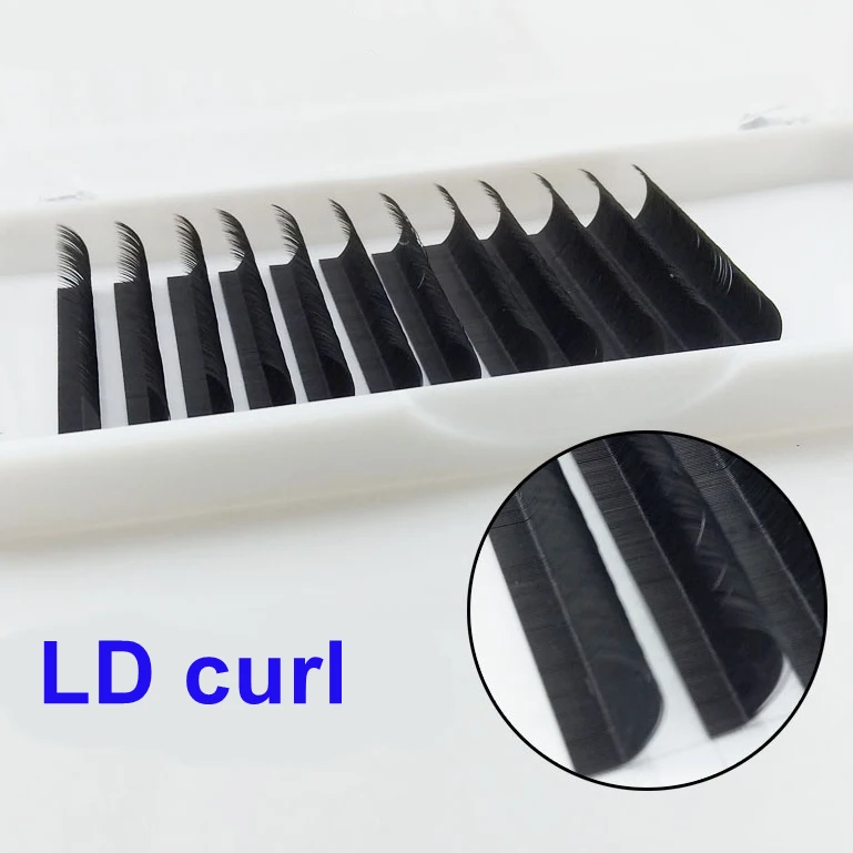 Private Label L LC LD M B Curl Individual Lash Extension Cashmere Mink Classic Volume Eyelash Extensions