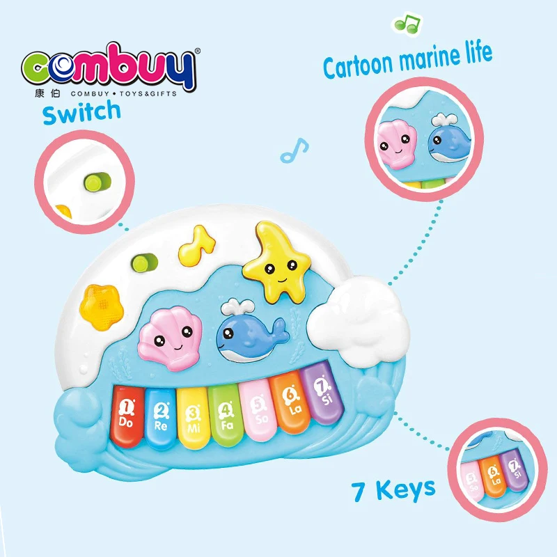 Ocean music cartoon  toy piano musical instruments baby