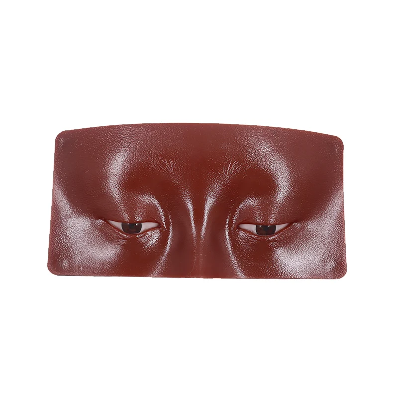 Reusable 5D Eye Eyebrow Makeup Practice Board Face Eyes Makeup Mannequin Silicone Skin Pad Eyes Mannequin For Makeup Artist