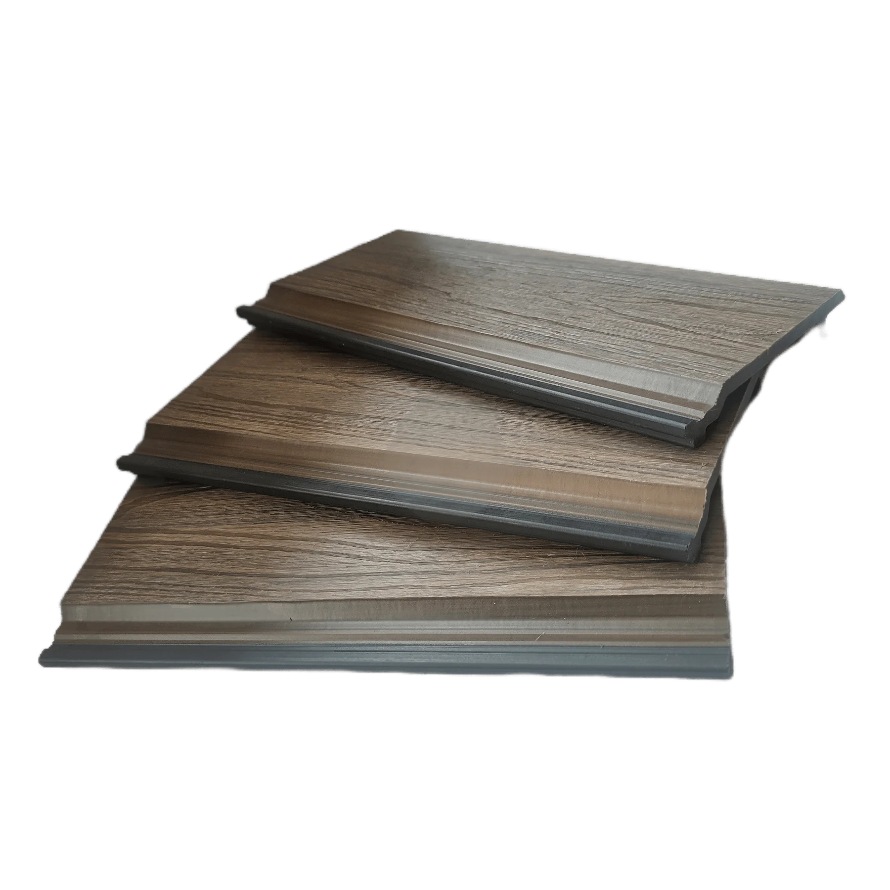 Co-extrusion 148*21mm grainy capped wall panel outdoor WPC coating Artificial wood plastic composite Exterior