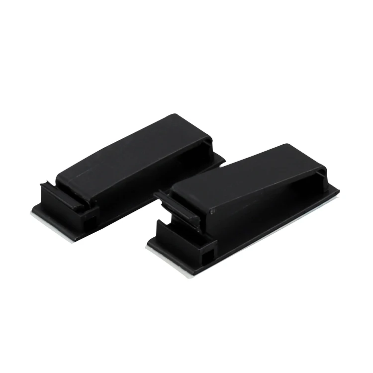 Прямоугольный самоклеющийся кабель управление зажимы шнур Органайзер проводки Крепления Сиденья, черные, с ремешками на пряжках, FC-50 3 м клей