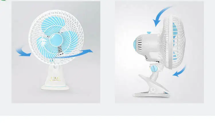 2024 Clip Fan Grow Portable Fans with 2 Speeds Quiet Multi-Mode Clip on Fan