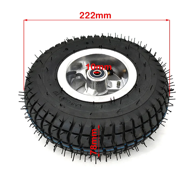 High Quality 9 Inch Wheel 9x3.50-4 Tires Tyre Inner Tube  Rim For Gas Scooter Skateboard Pocket Bike Electric Tricycle