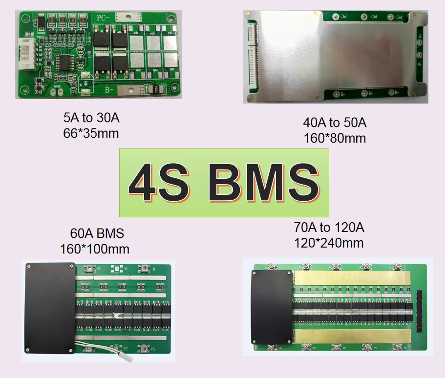  Lifepo4 bms 4s 12v 5A 10A 15A 20A 30A BMS доска система управления аккумуляторной батареи с балансом для ионно-литиевая аккумуляторная