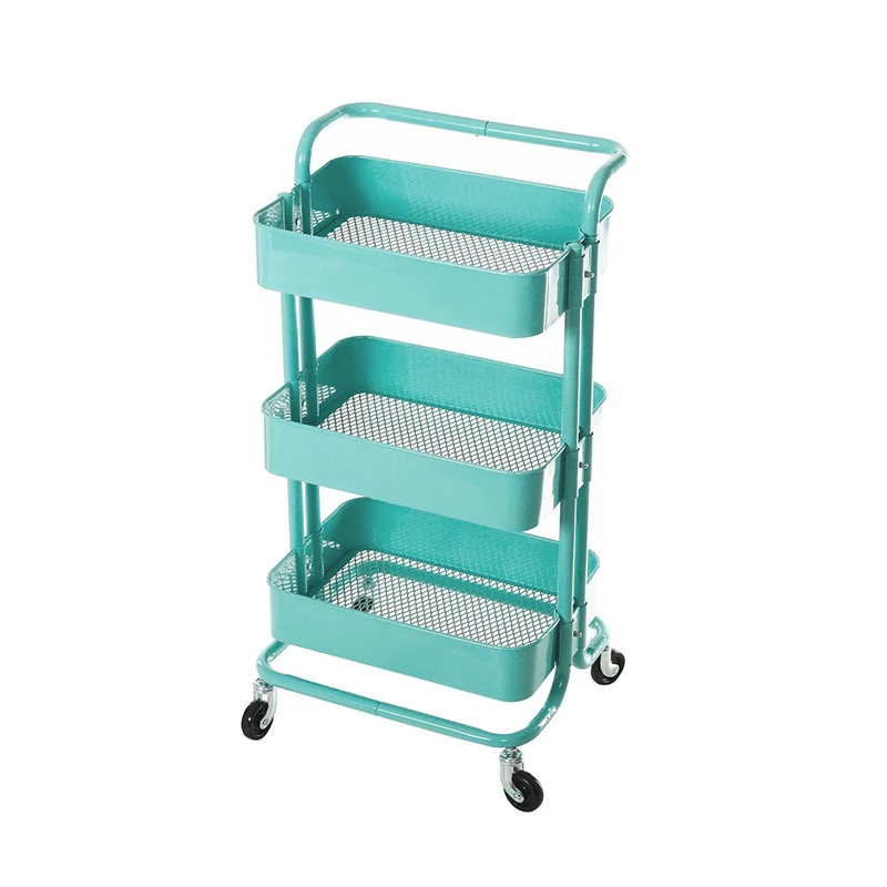 Wholesale 3 layer metal storage racks Kitchen, Coffee Bar, Microwave Cooking Station, Storage, Office, Bathroom