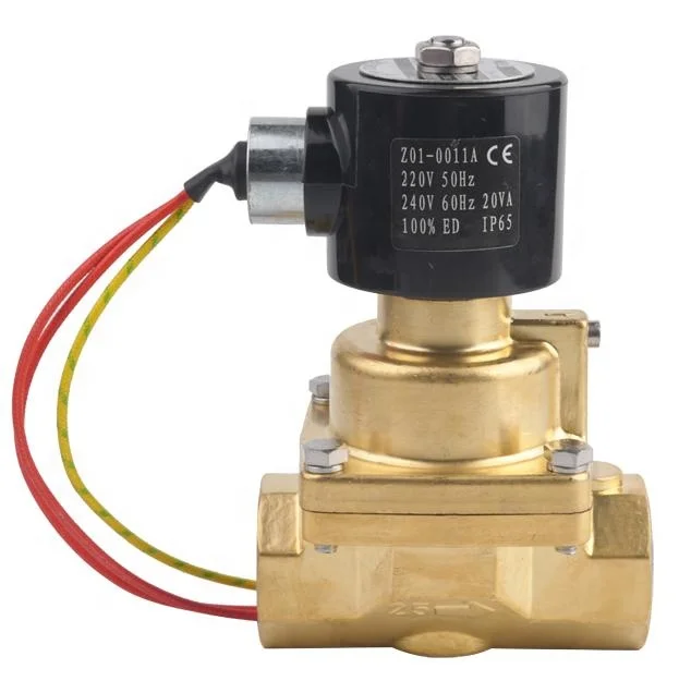 Customized Pilot Operated Steam Water Fluid Brass Solenoid Valve Water Air Valve Electric Solenoid