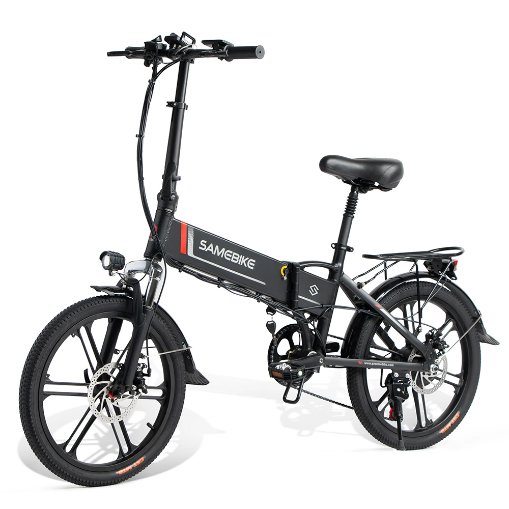 Poland EU Warehouse Aluminum Alloy Folding Foldable Fat E-bicycle E-bike Electric Bike 350W 48V Max Speed Power