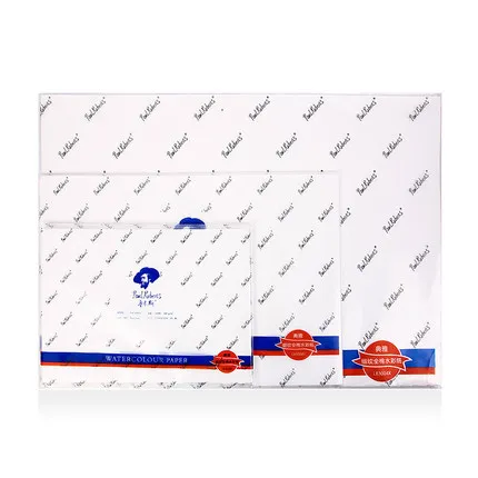 Paul Rubens Watercolor Paper 100% Cotton 300gsm Medium Grain/Fine Grain/Super Fine Grain Elegant Series 2K 10 Sheets/Bag