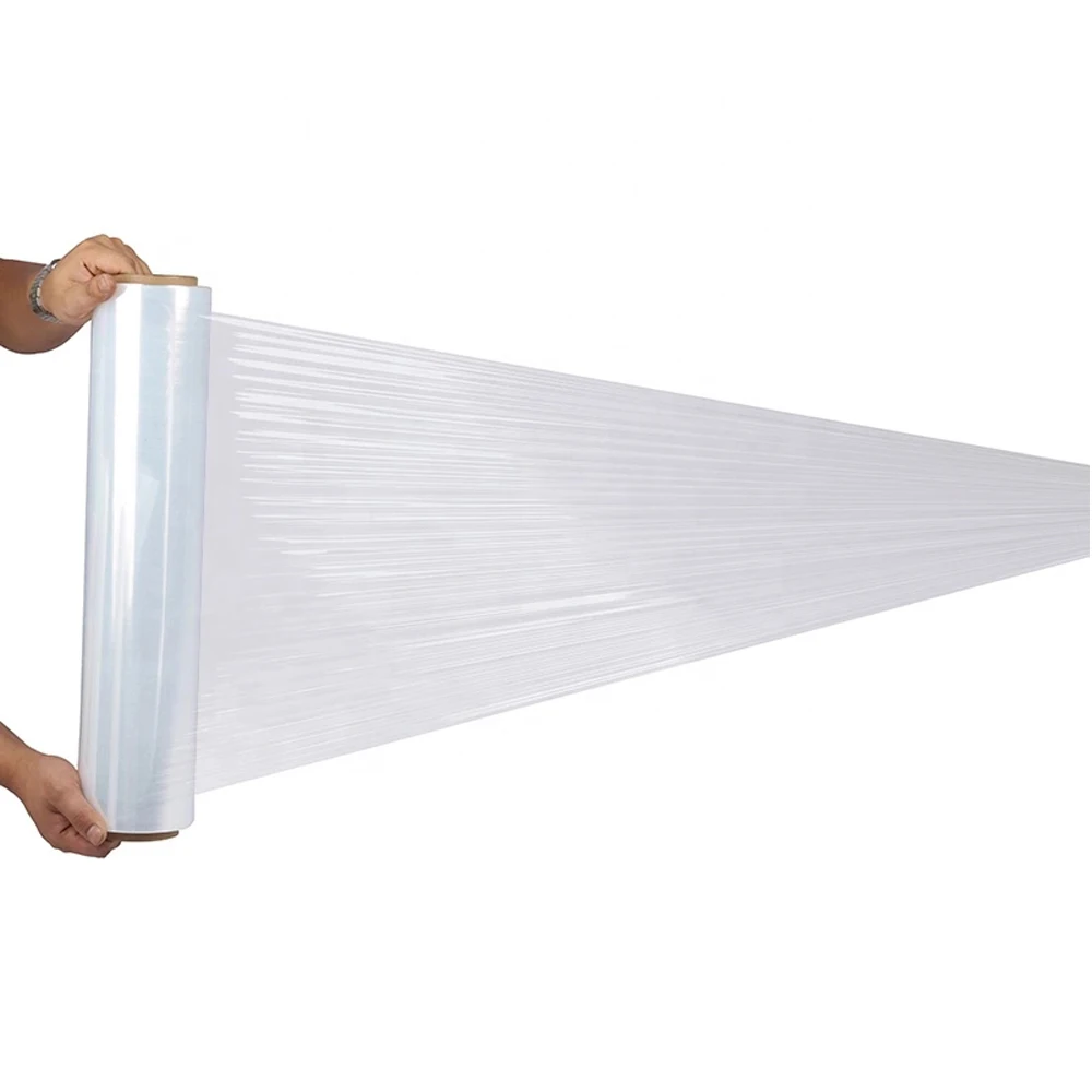 Factory Direct Transparent Packing Wrapping LLDPE Newest 23 mic Manual Stretch Film