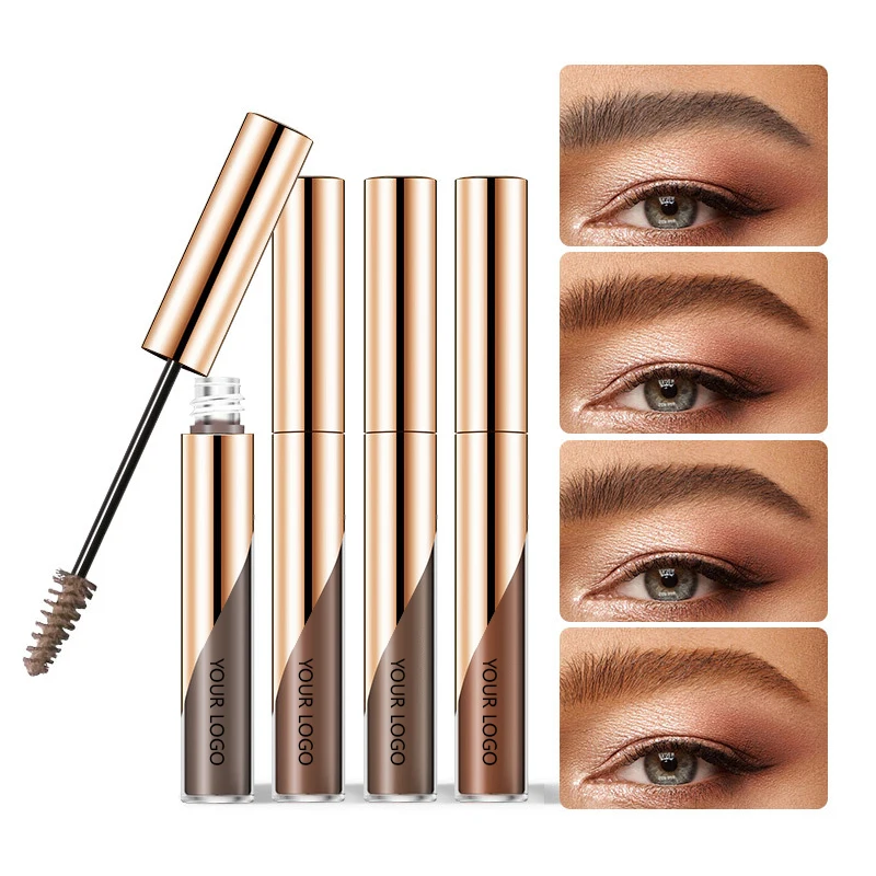 Private Label Makeup Vegan Eyebrow Wax Styling Tinted Waterproof Tint Brow Soap Gel