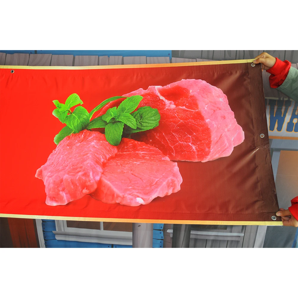 Custom All Sizes Full Color Waterproof Material And Include Make The Metal Rings Aroude Edge Vinyl Banner Outdoor Signs