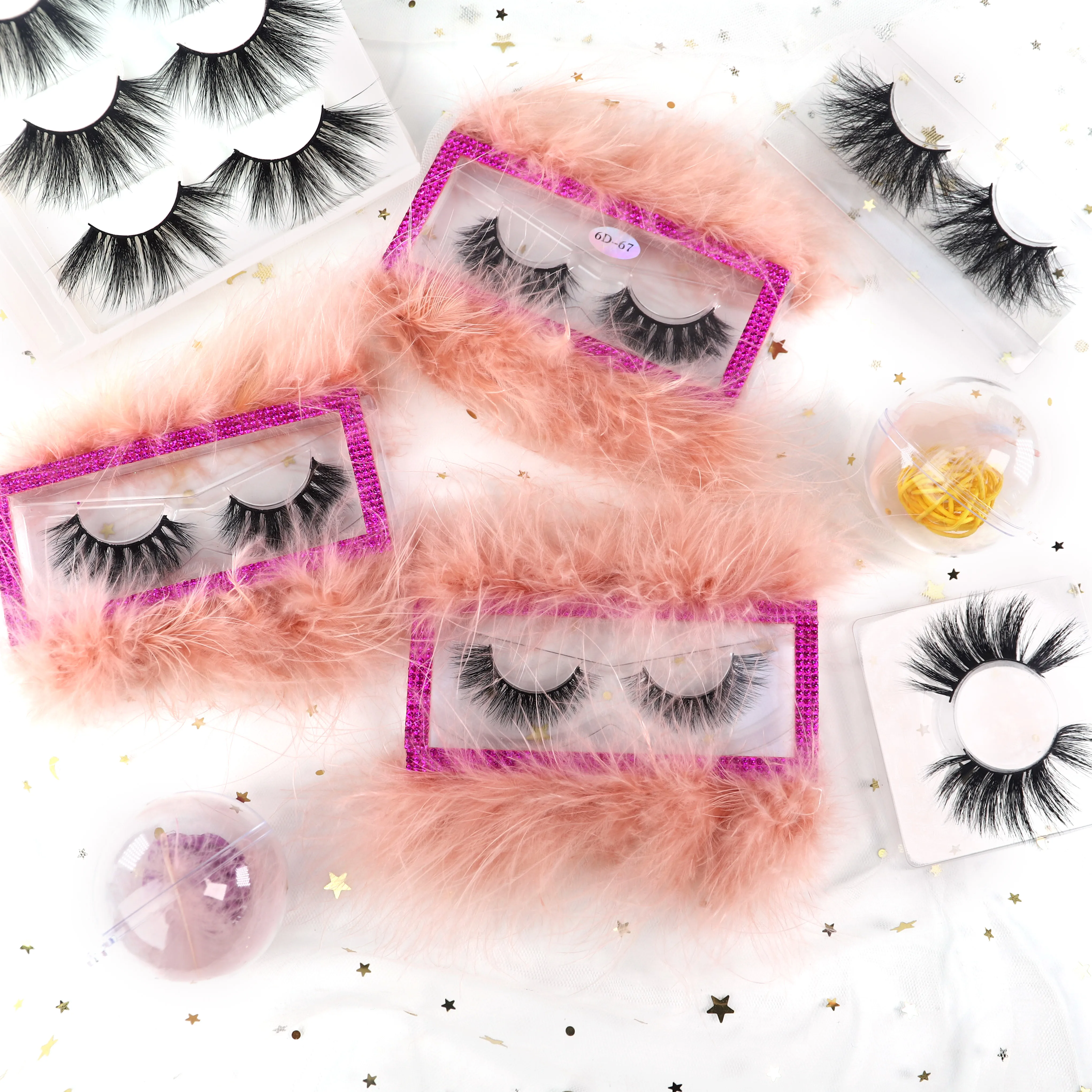 False Eyelashes & Tools eye lashes candy package eyelash packing box luxury package box eyelash box packaging