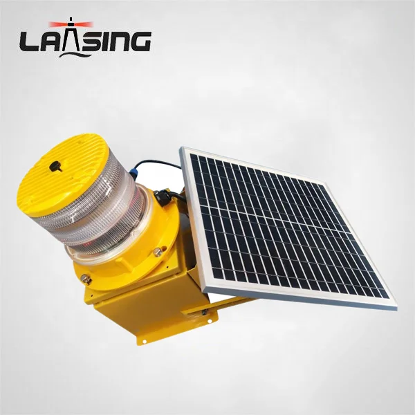 TY2KS Solar powered medium obstruction light,solar powered obstruction lights With GPS Synchronization function(optional)