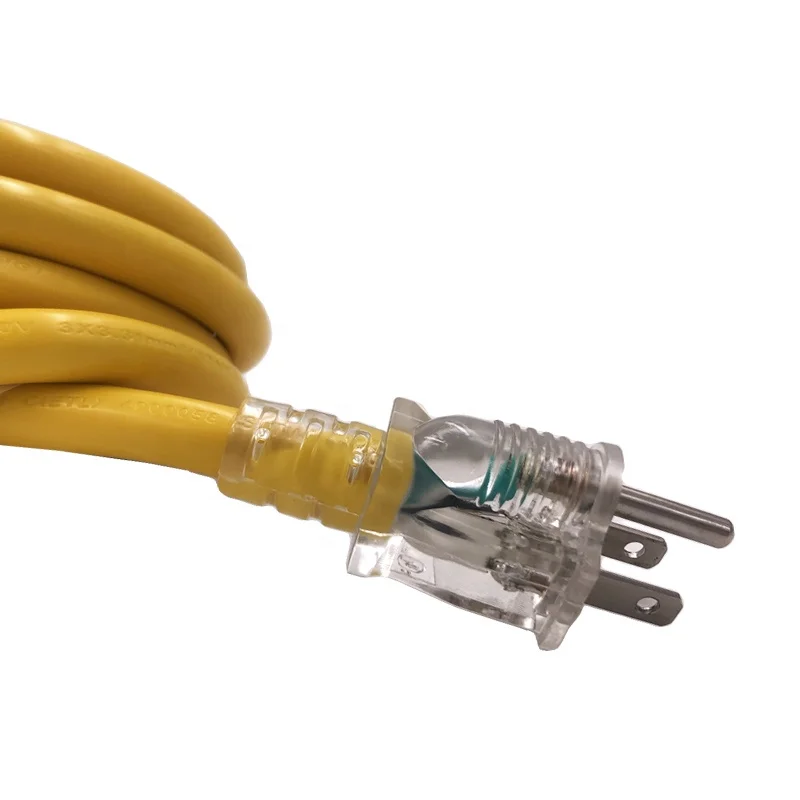 15-Amp  50-ft 10/3   Lighted Heavy Duty 3-Outlet Extension cord