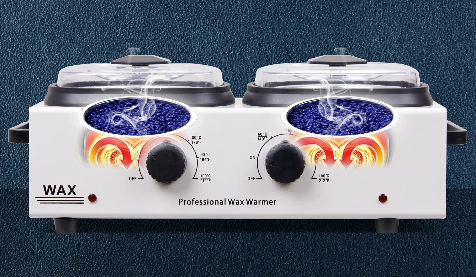 factory manufacturer metal paraffin wax warmer double pot hair removal wax bean heating machine for oem service