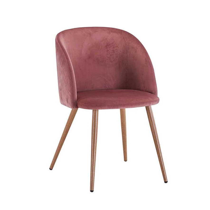 Hot Sale Modern Dinning Room Chairs Velvet Cushion Backrest Home Furniture Dining Chair for Hotel Banquet