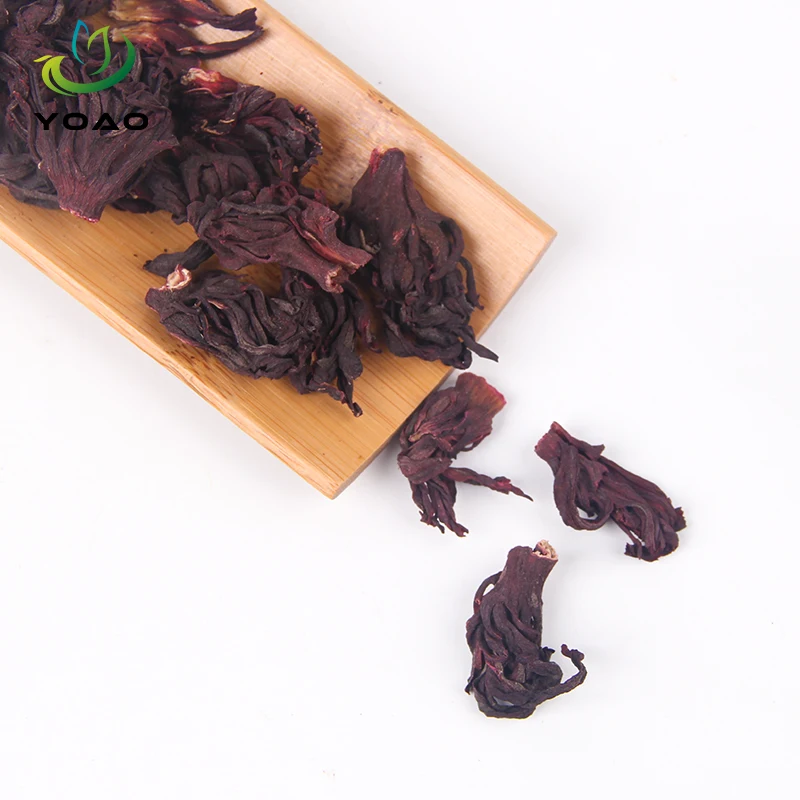 Popular Wholesale Organic Hibiscus Flowers Tea 100% Pure Roselle Tea Loose Leaf Dried Hibiscus Roselle Flower