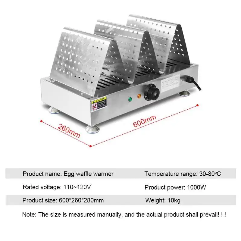 Commercial Snack Food Warmer Fast Food Warming Machine electric egg waffle warmer stainless steel waffle warmer showcase