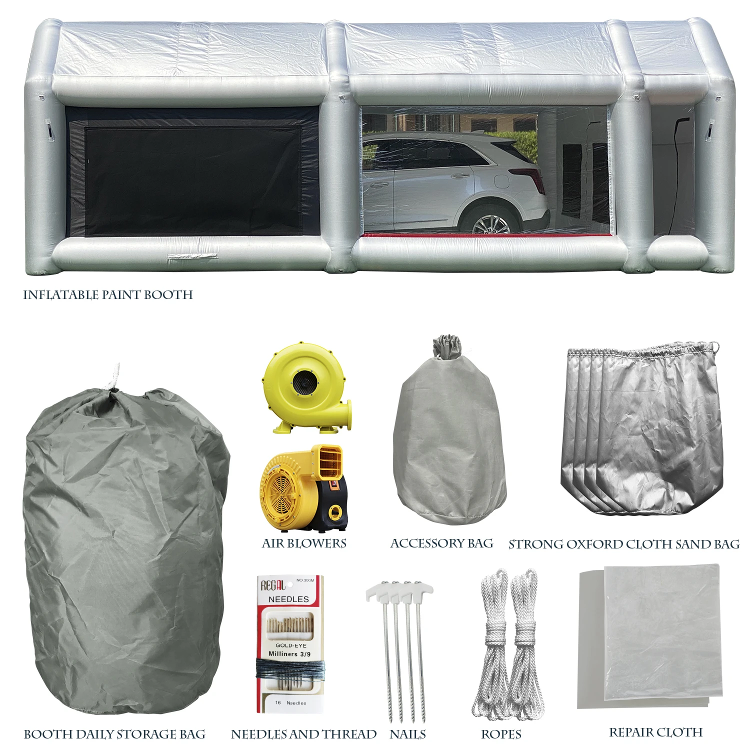 Warsun Outdoor Cheap paint booth Large space inflatable spray booth
