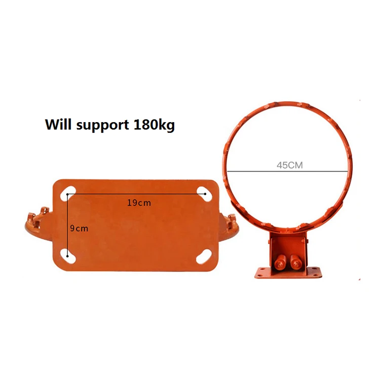Cheap price outdoor basketball set basket ball hoop ring with spring 20cm