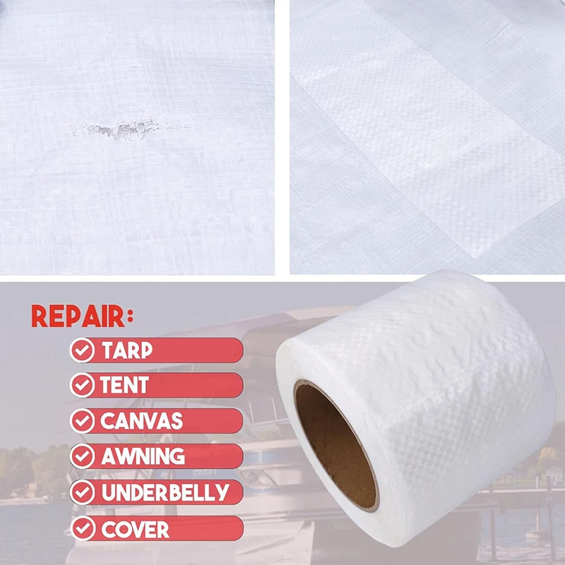 Woven Fabric Repair Non-Woven Patch Adhesive Braided Tape for Woven Bag Repair