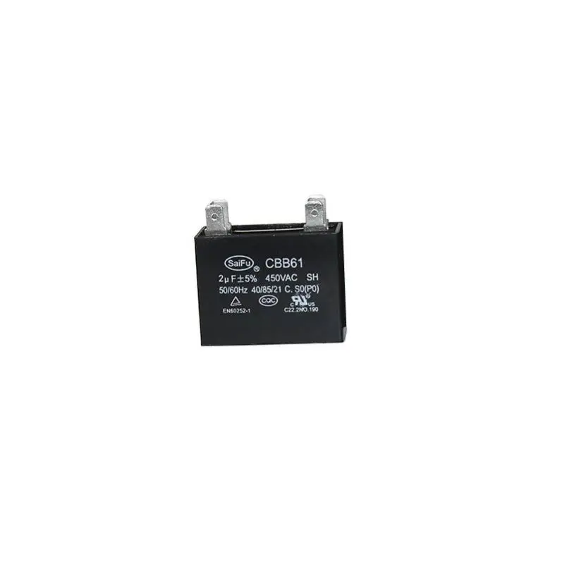 Вентилятор Рабочий конденсатор CBB61 2UF 450VAC конденсатор