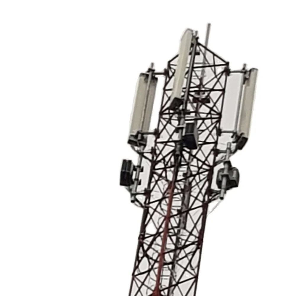20m 20meter 30m 40m 50m 60m 60meter  four leg steel GSM cellular telecommunication tower