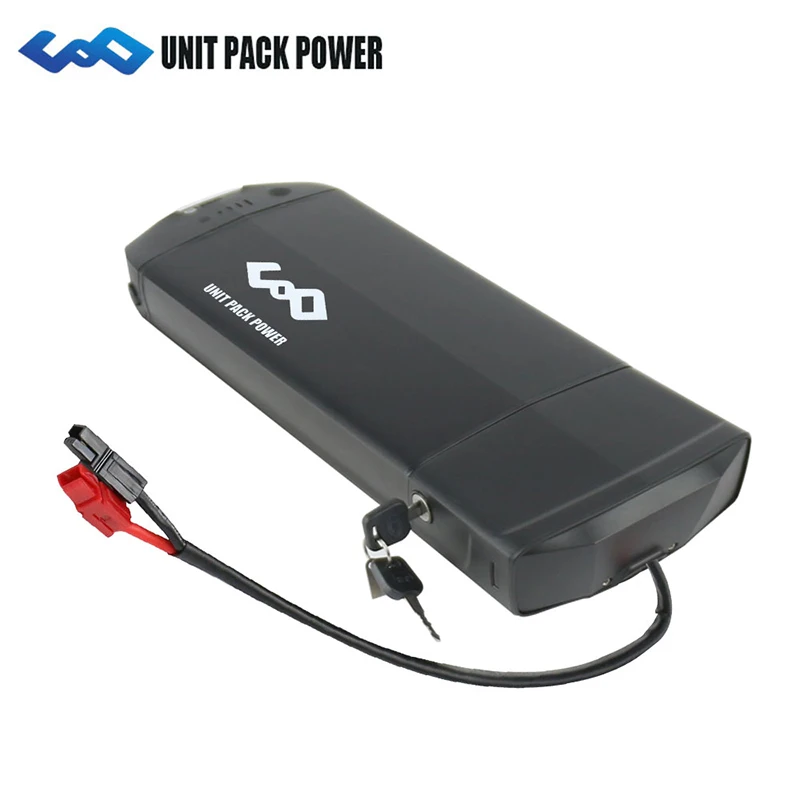 Customized li-ion battery rear rack 36v 48v  18Ah 35Ah lithium ebike battery pack electric bicycle parts