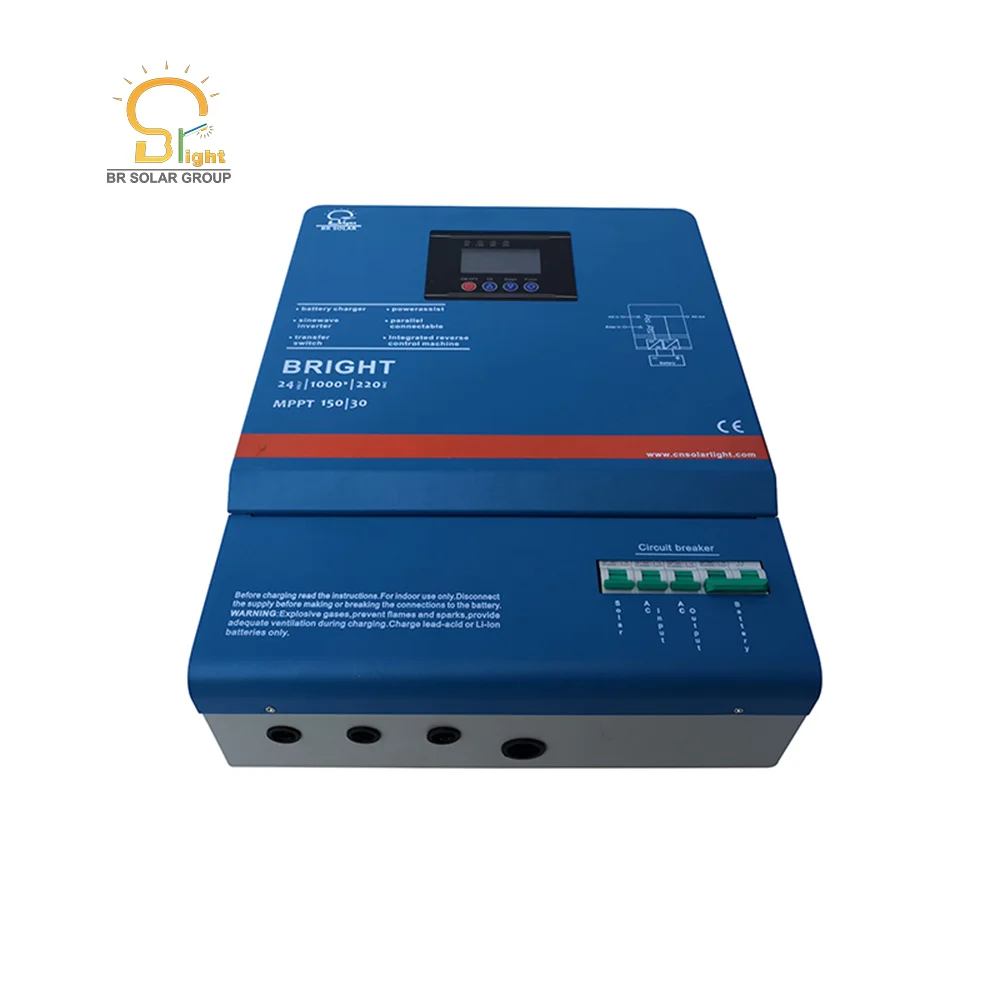 3KW 5KW 6KW mppt hybrid solar inverter with mppt controller built in