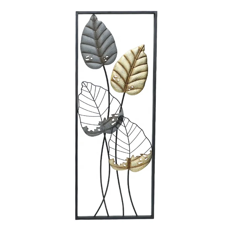 Metal Wall Art Decor European Handicraft Hanging Iron Luxury Wall Frame Home Decor Accessories