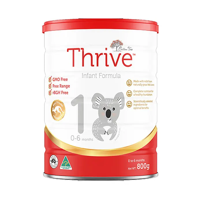 Organic Infant milk stage 1 with essential fatty acids vitamins and minerals for the first 6 months baby