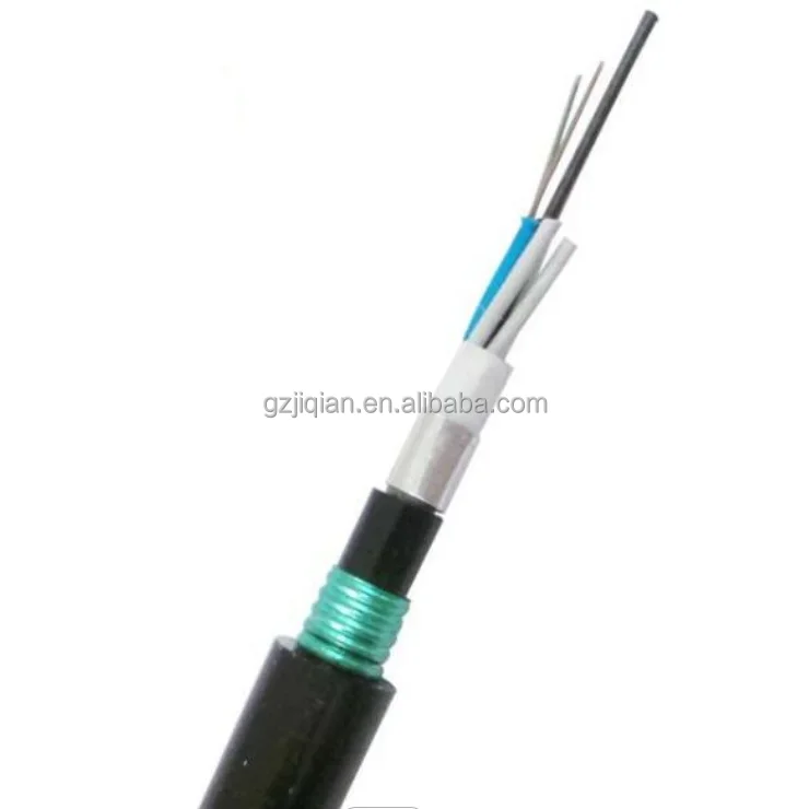 Outdoor Underwater GYTA33 GYTA53 submarine fiber optical cable price per meter 12 24 48 Core Direct Buried Optical Fiber Cable