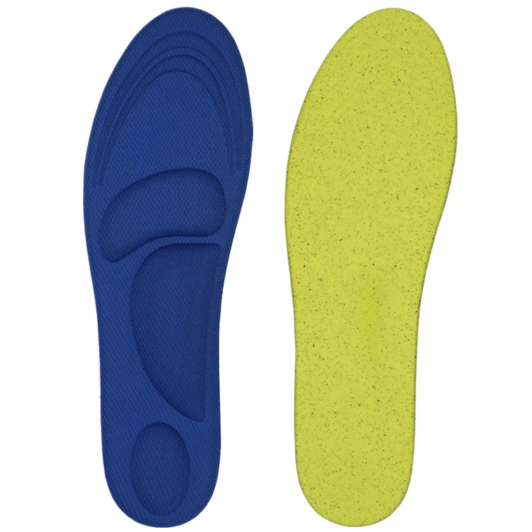Амортизирующая Массажная стелька из пены с эффектом памяти, мягкая дезодорирующая стелька из пены ортолита с поддержкой свода стопы