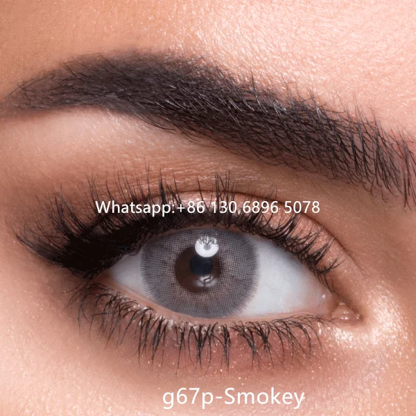  New Smokey Malakite Latte Marble Colored contact lenses natural soft eye brands fancy look cosmetic