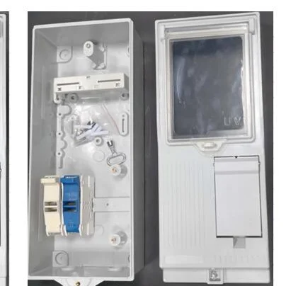 To supply electric single and three phase prepaid box waterproof meter box
