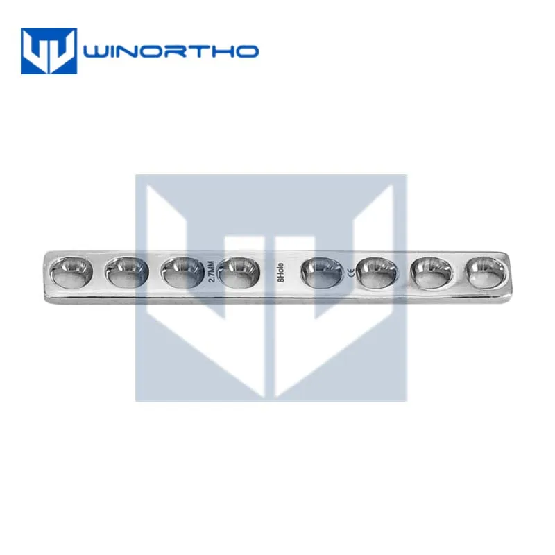 2.7mm veterinary DCP Orthopedic Plate Stainless Steel trauma bone plates animal dynamic compression