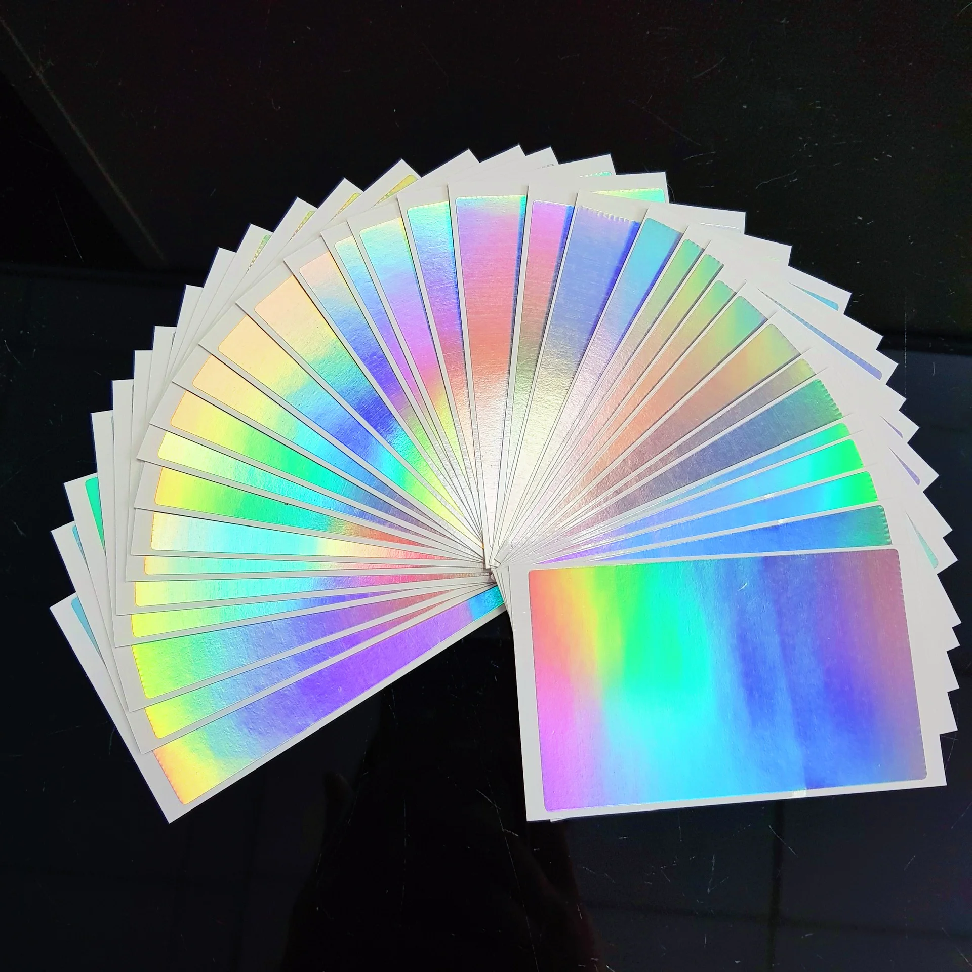 Hot sale Custom Designs Blank Sticker Plain Hologram Ultra Destructible Vinyl Sticker for Graffiti Eggshell Sticker