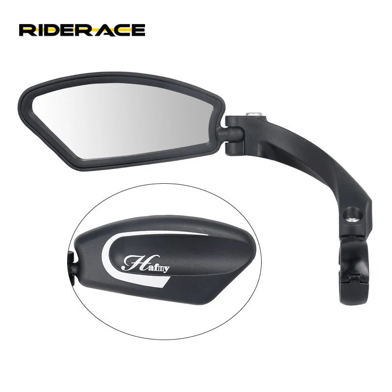 Зеркало заднего вида для велосипеда, Универсальное крепление на руль, безопасное Велосипедное Зеркало заднего вида для горного велосипеда, объектив из нержавеющей стали, 1 шт.