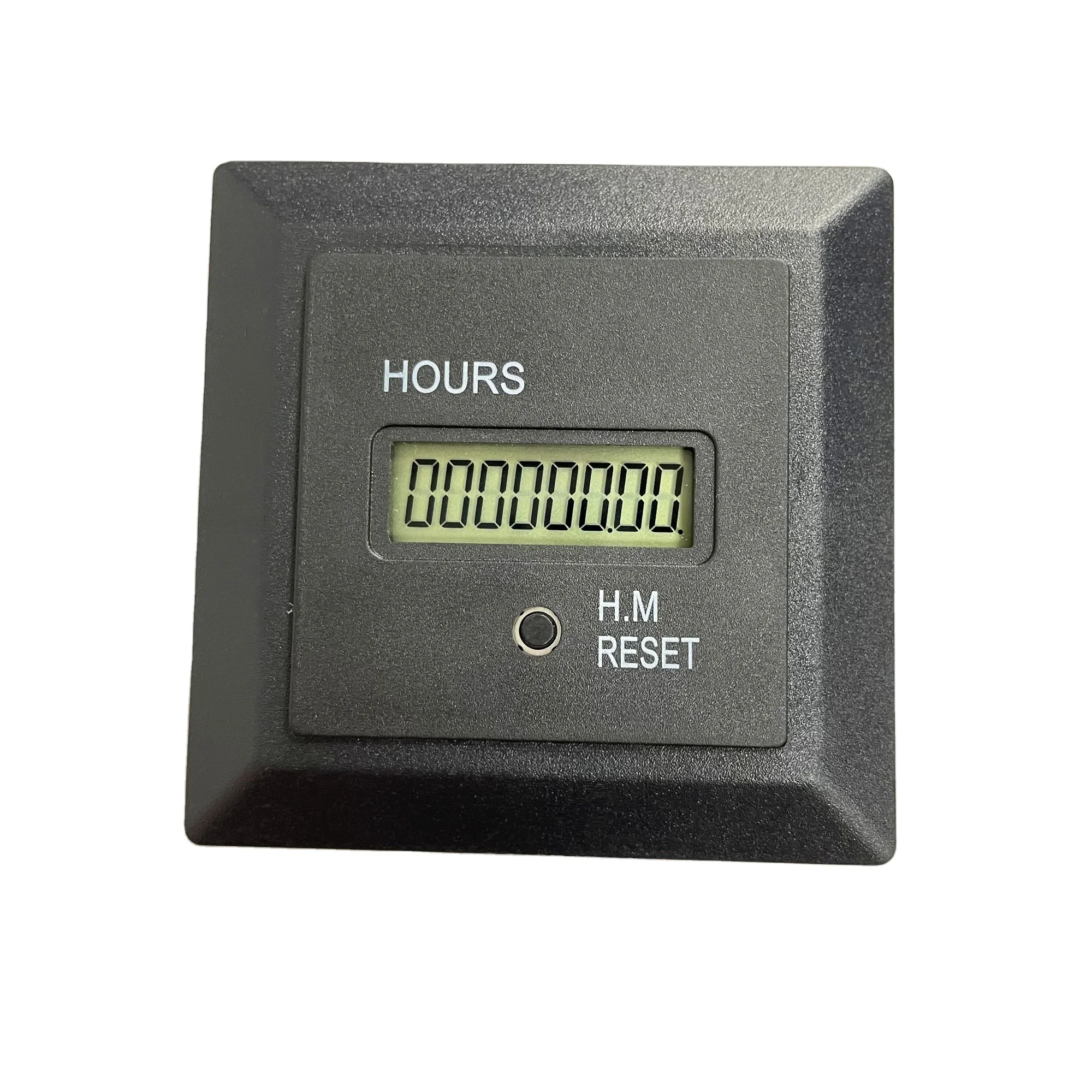 HM-1 Resettable LCD Display Hour Meter 8 Digital DC 12V Plastic Counters HM-1R