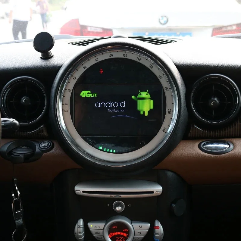 7-дюймовый автомобильный GPS-навигатор для BMW Mini (оригинальный CD silver) 2006-2010 Авто Радио DVD мультимедийный плеер WiFi Bluetooth