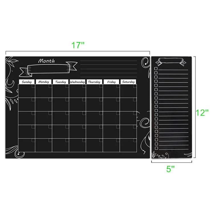 Custom Magnet Fridge Chalkboard Labels Dry Erase Memo and Chalkboard To Do List for Refrigerator