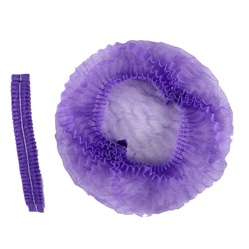 
Disposable Nonwoven strip bouffant cap head cover Hair Net surgical doctor hat mob cap 